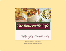 Tablet Screenshot of buttermilkcafe.com